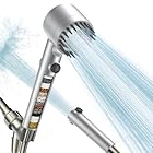 Filtered Shower Head with Handheld, High Pressure Multiple Spray Showerhead with ON/OFF Switch and 18-Stage Water Softener Filters for Hard Water, Remove Chlorine, Power Spray to Clean Tub, Tile & Pet