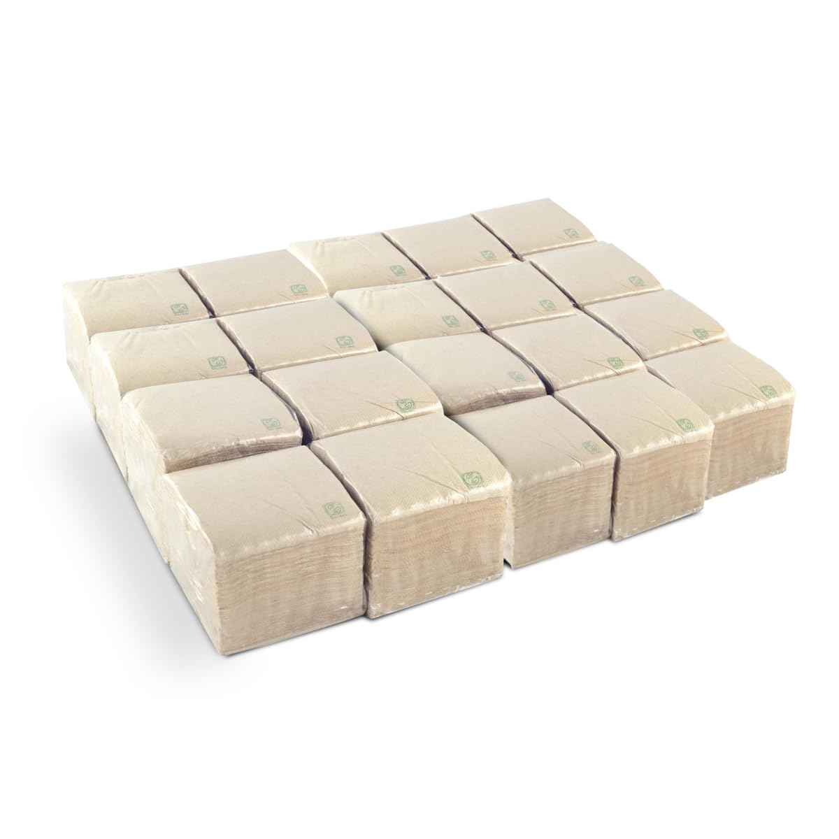 Pack de 3000 Servilletas de Papel Reciclado y Biodegradable - Textura Micropunto - Más Gruesas y Absorbentes - 10 x 10 cm Plegadas - Hostelnovo - CONTIENE ARTÍCULO DE MENAJE ALEATORIO