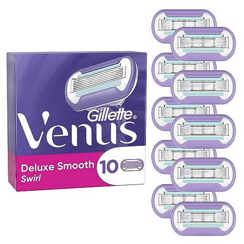 Rechanges Gillette Venus Deluxe Smooth pour un rasage hydratant et jambes douces sous la douche