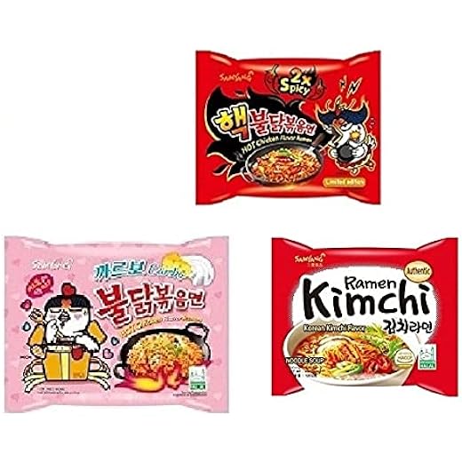 Samyang Spicy Noodles Pack 3 - 420g