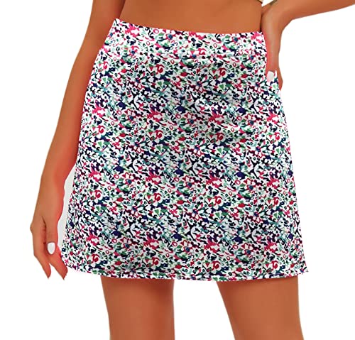 Image of Oyamiki Women's Active Athletic Skort Lightweight Tennis Skirt Perfect for Running Training Sports Golf