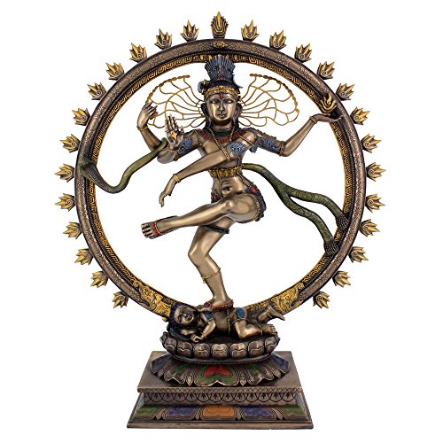 Large Lord Nataraja Dancing Shiva Statue Sculpture Figure 18" Tall #TOP8