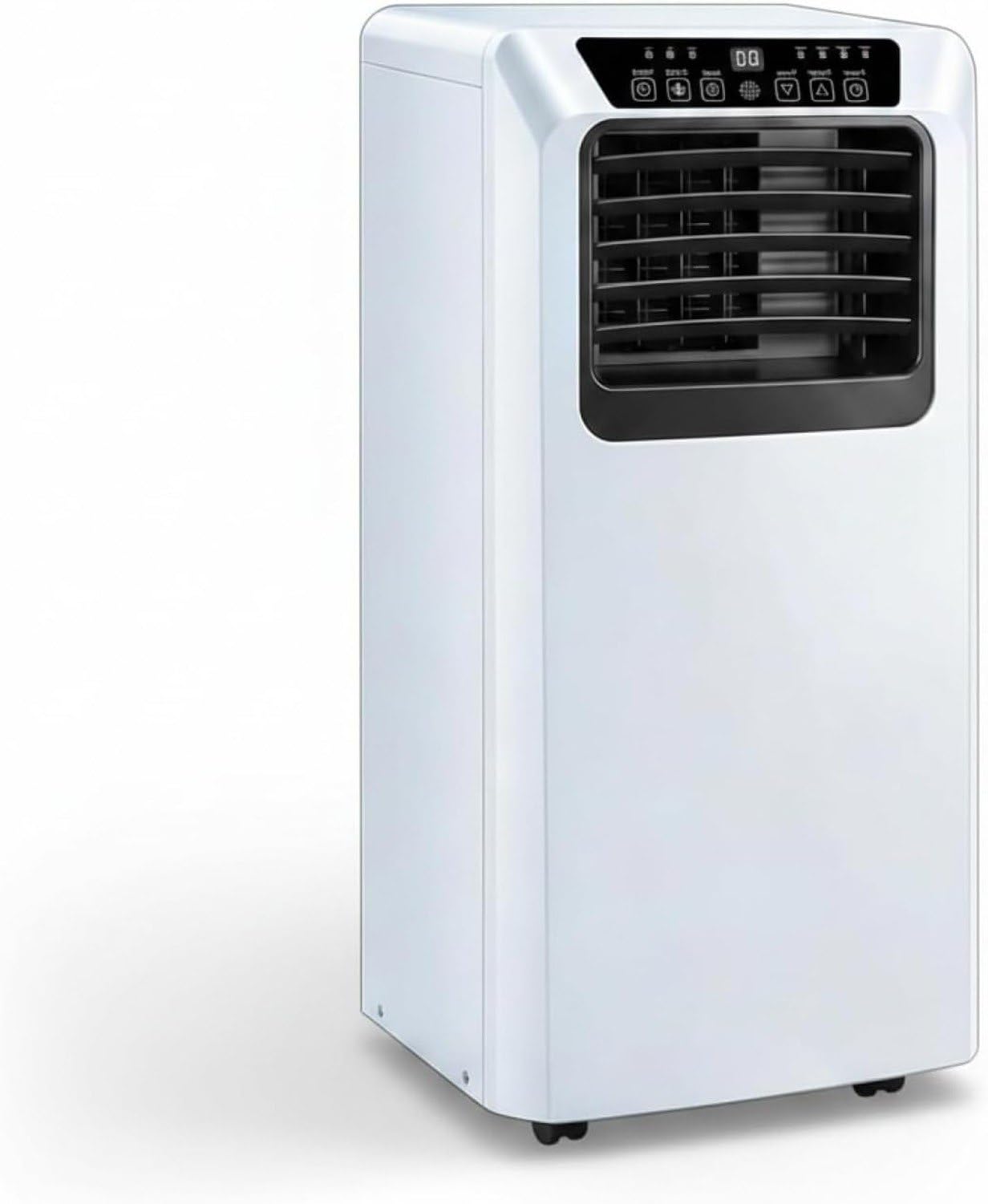 Aire Acondicionado Portátil 4 en 1 12000 BTU WiFi App Control Remoto Temporizador, Enfriador Móvil con Kit de Ventana para Hogar Oficina hasta 30m2, Eficiente, White, 7000 BTU