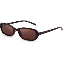 DreamCalf Retro Sunglasses for Women Men Vintage 90s Small Rectangular Sun Glasses Trendy Narrow Shades