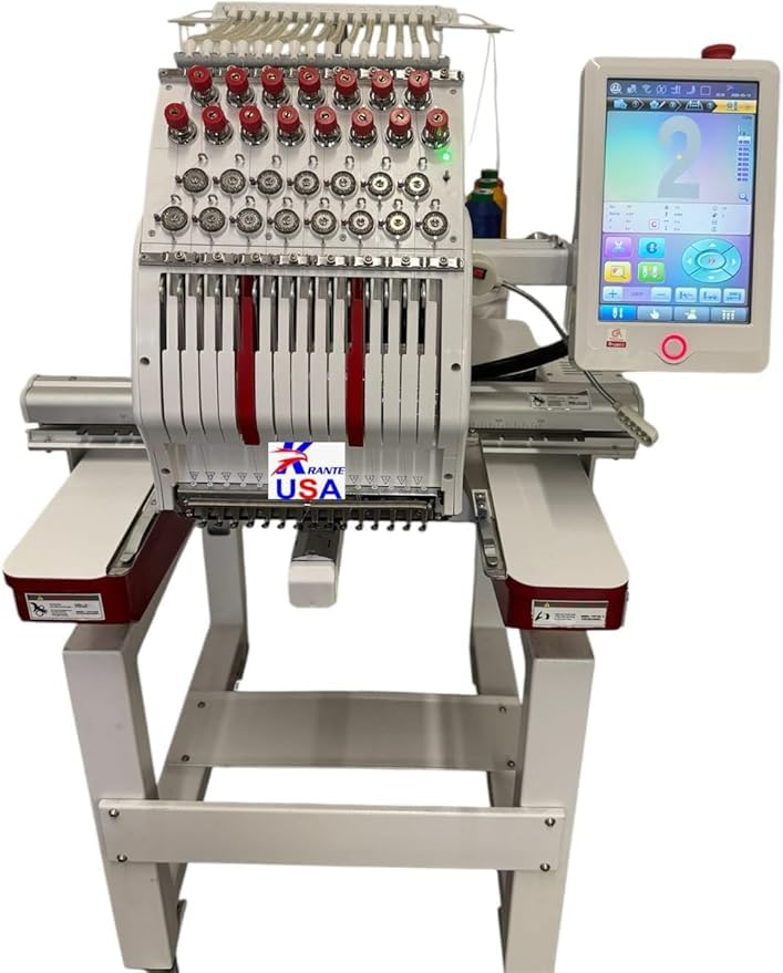 Krante USA Embroidery Machine, Commercial Embroidery Machine with 15 Needles,20x14