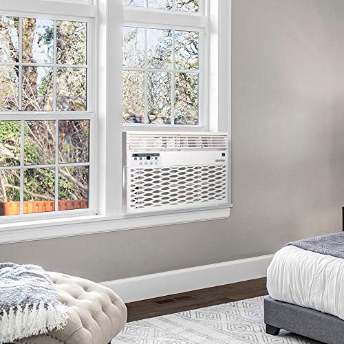 Danby Dac080Eb6Wdb 8,000 Btu Energy Star Window Air Conditioner, Programmable Timer, Led Display And Remote Control, Ideal For Rooms Up To 350 Square Feet, In White, 8000 #TOP3