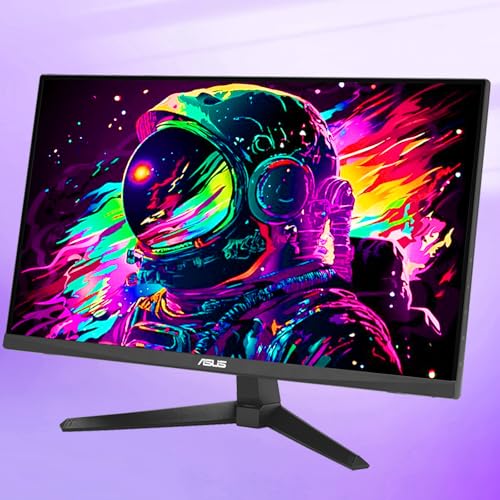 Image of ASUS TUF 24 inch FHD IPS Gaming Monitor, 144Hz, LED Display, 1ms, Adaptive-Sync, 125% sRGB, ELMB Sync, Variable Overdrive, DisplayWidget Center, HDMI, DisplayPort, Speakers, Flicker Free, Wall Mountable