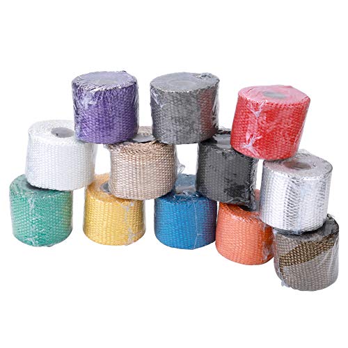 Sangmei Rolo de envoltório de exaustão de calor de fibra de vidro de 1 5 m para motocicleta envoltór