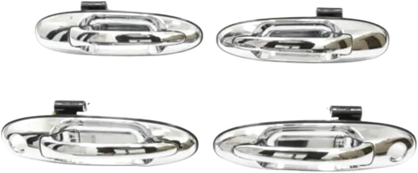 Glymzoi One Color Car Exterior Door Handles Car Exterior Door Handle For Toyota For Land For Cruiser Lc100 4500 4700 1998-2007 4Pcs Sliding Outer