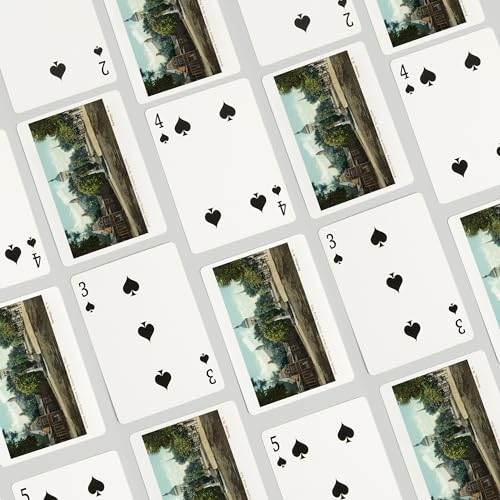 Lantern Press Saratoga Springs, 52 Naipes Poker miniatura 4
