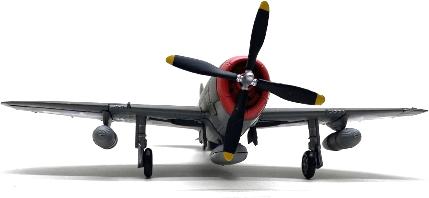 Alloy WWII USAAF P-47 Thunderbolt Fighter Model 1:72 Scale, Alloy Aircraft Toy for Collection Displaying Toys
