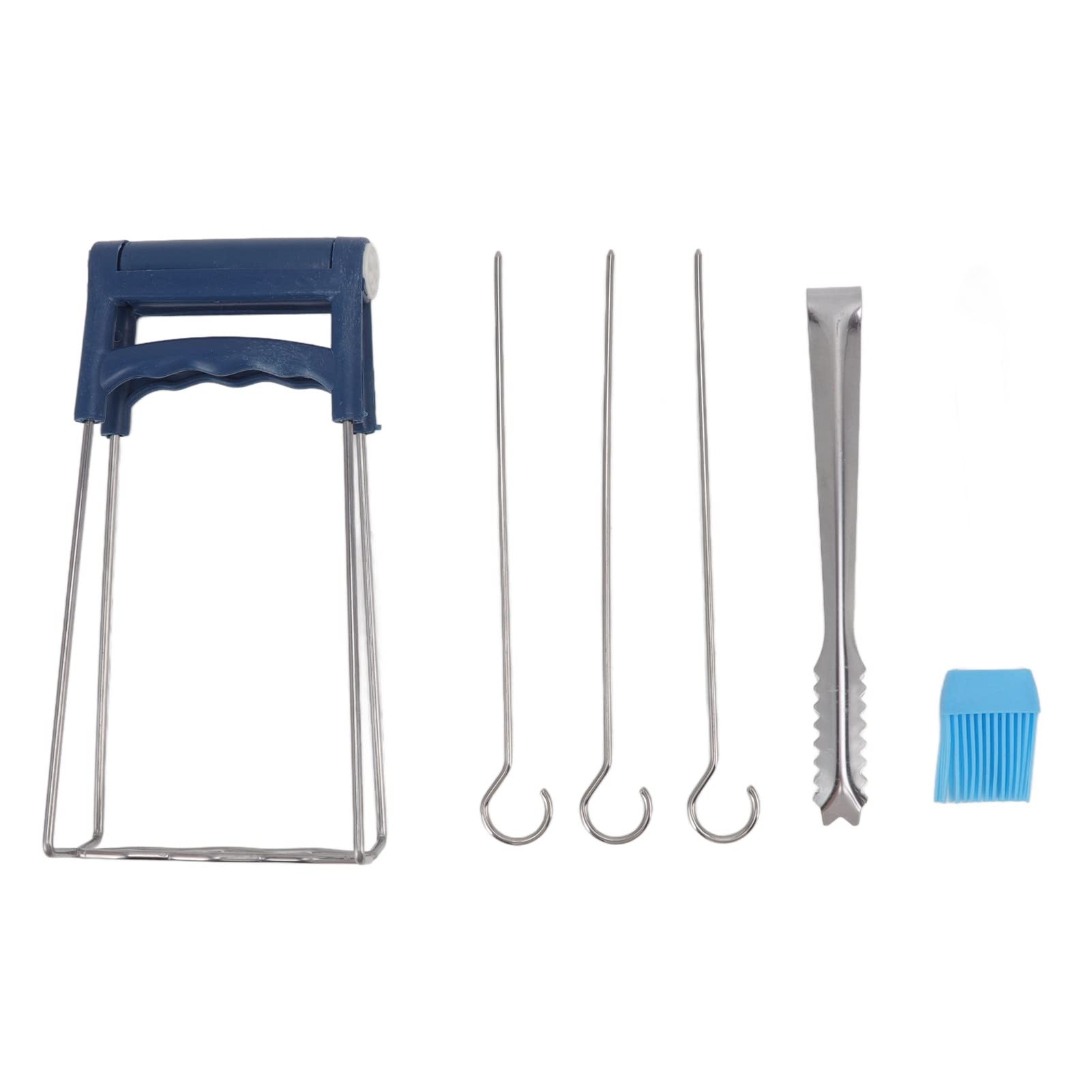 Accessori per friggitrice ad aria, antiaderente, 13 pezzi universali per friggitrice ad aria da 5 Qt e più grandi, teglie per torte e pizza, supporti in metallo, lavabili in (18 cm)