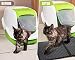 Pecute Estera de Arena para Gatos Impermeable Cat Litter Mat Alfombra de...