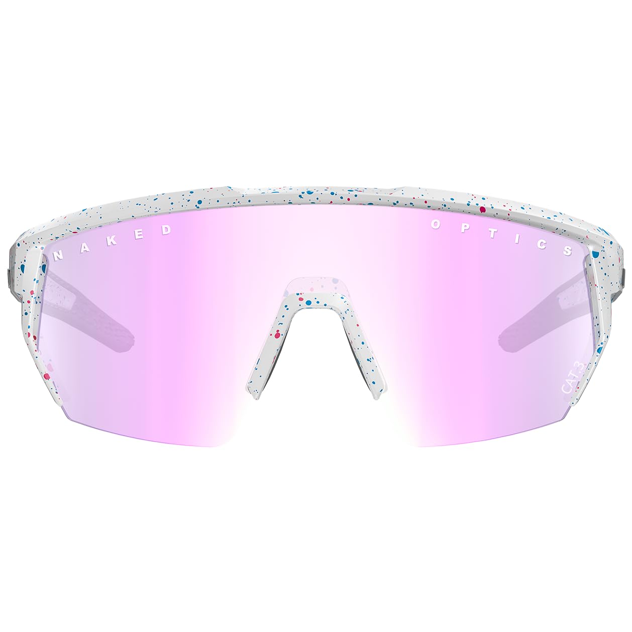NAKED Optics Blade okulary sportowe męskie, okulary rowerowe damskie, sportowe okulary przeciwsłoneczne z ochroną UV400, szybkie okulary, okulary do jazdy na rowerze wyścigowym, okulary do biegania,