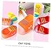 Didiseaon 5Pcs PET Squeaky Toy Set Indoor Cat and Puppy Chew Shoes Interactive Rubber Sneakers Sound Sturdy Dog Toys for Playtime Random Color