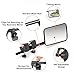 CAFOPAR Clip-On Mirror Extenders for Towing - 360° Adjustable Side Mirror Extensions with Flat Locking Design，Tool-Free Installation compatible with RV, SUV, Trucks, Vans, Trailers (1 Pair)