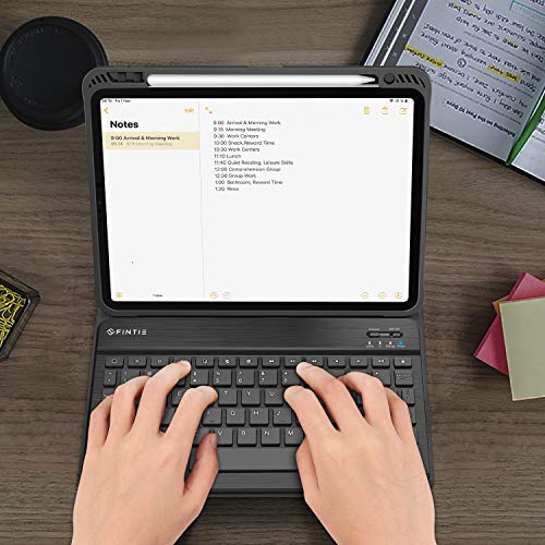 Fintie Keyboard Case For Ipad Pro 11-Inch (4Th / 3Rd Generation) 2022/2021 - Soft Tpu Back Cover With Magnetically Detachable Bluetooth Keyboard, Also Fit Ipad Pro 11" 2Nd / 1St Gen, Composition #TOP5