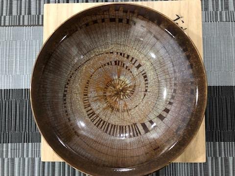 六華窯　岩井純作　天目釉鉢　アンティーノ 六華窯 岩井純作 天目釉鉢 アンティーノ 六華窯 岩井純作