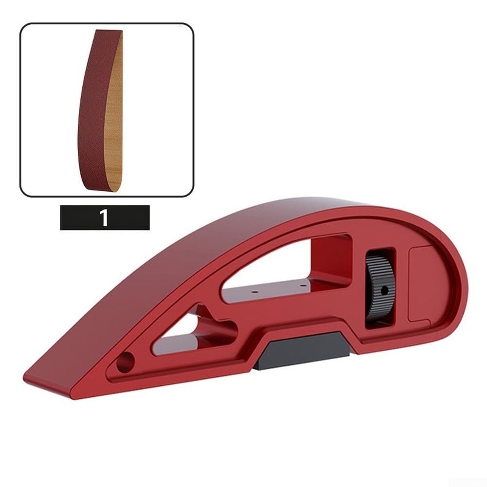 Lijador Manual Ajustable de Aleación para Hojas 93x230mm - para soporte Ergonómico con Tensión para Madera y Bordes(Tool+6PC)