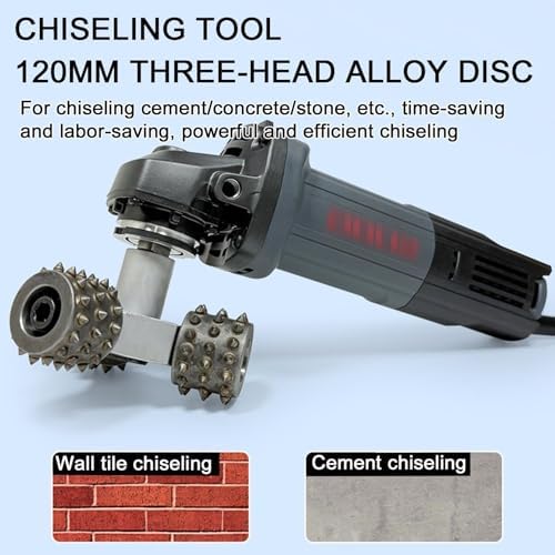 Electric Concrete Chisel, Handheld Chisel, Hand Grinder, Adjustable Speed, Suitable for Concrete, Cement and Stone.