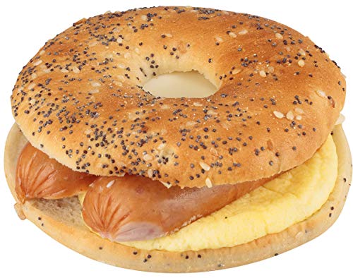 Johnsonville Jalapeno Split Sausage Egg and Cheese Bagel Sandwich