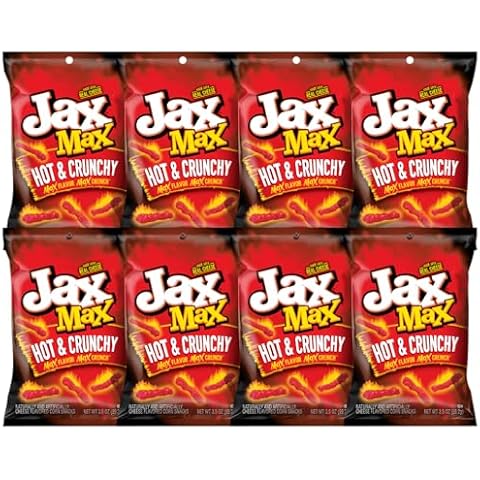 JAX Max Hot & Crunchy, 3.5 oz., 8 Count Cover