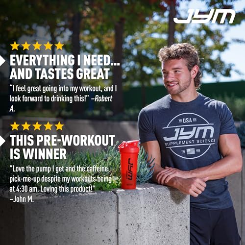 Image of JYM Supplement Science Pre JYM Pineapple Strawberry Pre Workout Powder for Men & Women, BCAAs, Nootropics, Creatine HCI, Citrulline, Beta-Alanine, Betaine, Taurine, Huperzine, 30 Servings