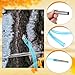 21 Pcs Maple Syrup Taps Kit Trees Include 6 Pcs Stainless Taps Spiles with Hooks Blue Food Grade Maple Syrup Tubing 3 Pcs Spile Cleaning Brush