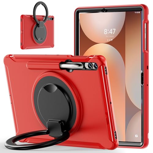 Coque Galaxy Tab S10+ avec béquille pivotante 360 et porte-stylet S
