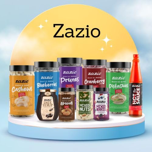 Image of Zazio Dried Prunes | RICH, SWEET & NATURALLY WHOLESOME PLUMS | Antioxidant Rich, Super Food, Dried Prunes, Pitted Prune | 250gm (Pack of 1)