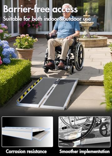 Portable Folding Mobility Ramp Aluminum