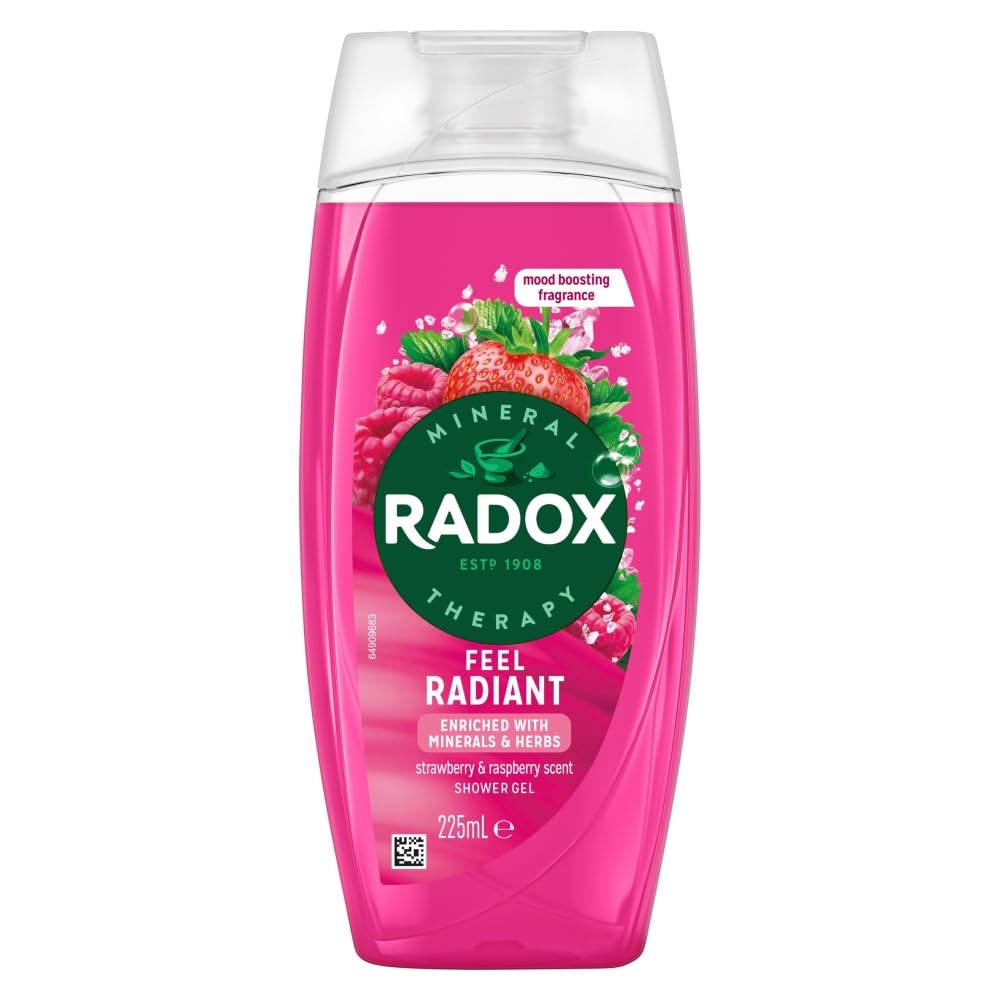 Radox Mineral Therapy body wash Feel Radiant 225 ml, 225 ml (Pack of 1)