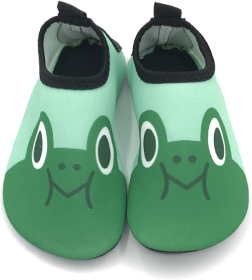 Kids Peace Tree Frog Water Shoes Quick Dry Barefoot for Swim Diving Surf Aqua Sports Pool Beach Walking Yoga Toddler/Boys/Girls 7-7.5 Toddler