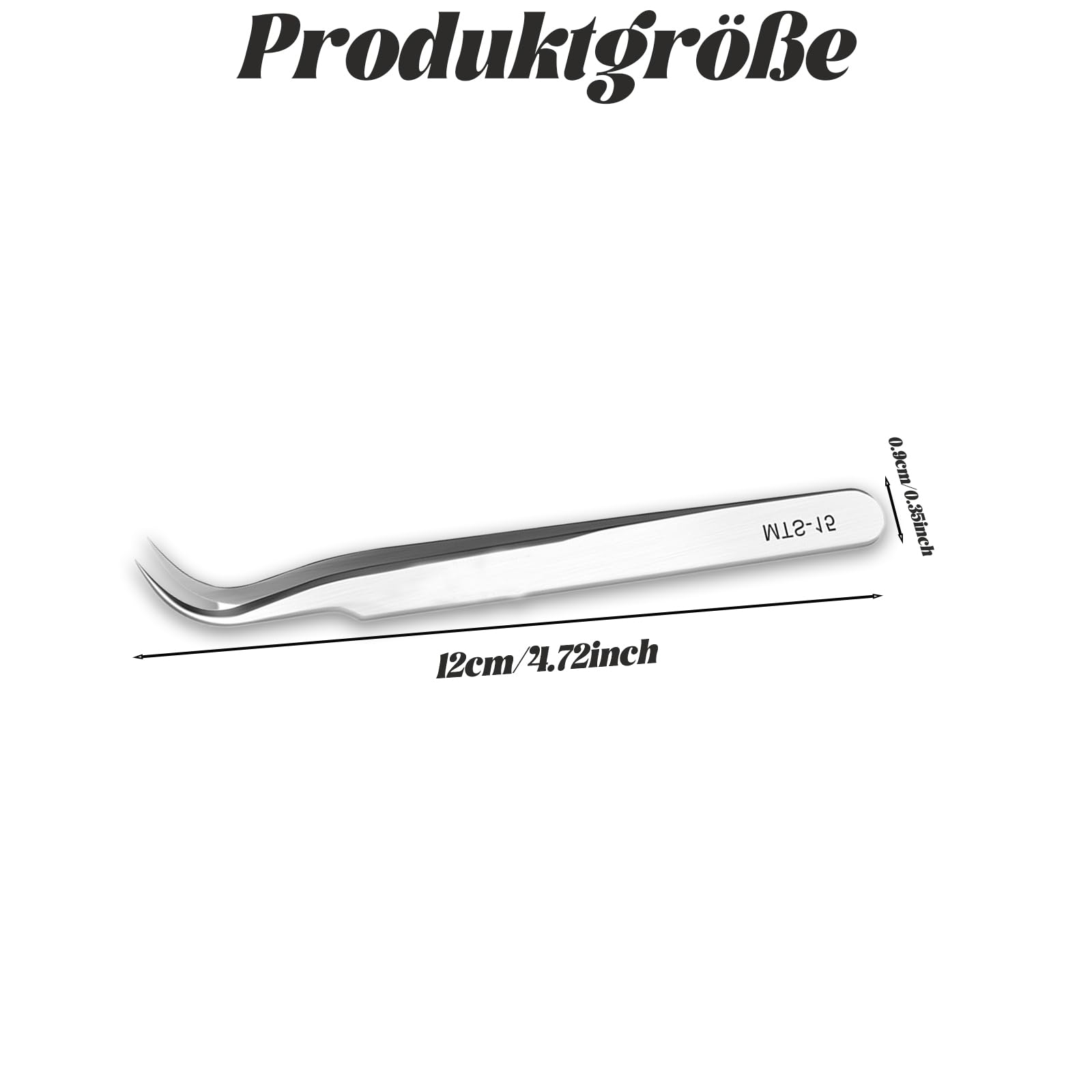 Präzisionspinzette,Lötpinzette Kreuzpinzette,Gebogene Pinzette,Präzisions Antistatisch Edelstahl Pinzette,spitze Pinzette aus Edelstahl,für Handwerk, Elektronik, Löten, Experimentelle Arbeiten