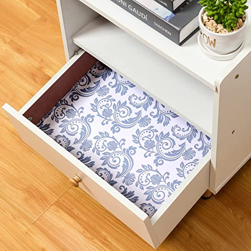 Eersida 20 Sheets 14 X 19.5 Inch Scented Drawer Liners Fragrant Drawer Liners For Dresser Drawer Paper Liner Non Adhesive Paper Sheets For Kitchen Cabinet Home Shelf Closet (Novel Pattern, Linen) #TOP4