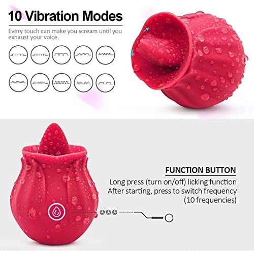 image for WEERSHUN Red Cleaning Brush Adults Gifts Sex Sensory Toys for Women Pl