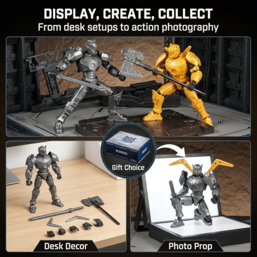 Image of Black Wanderer T13 Action Figure, Self Assembled Titan 13 Robot