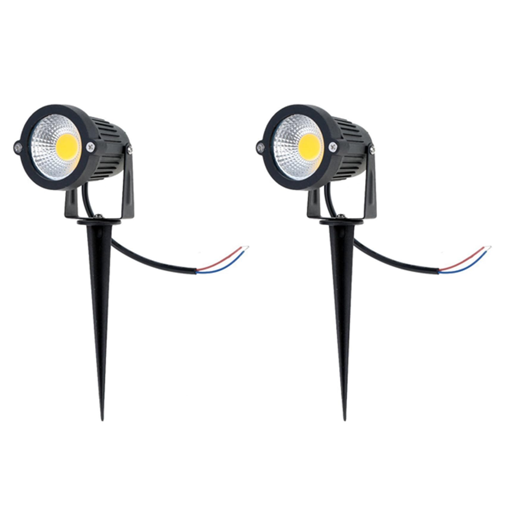 Hndhbfgrt 2X Ip65 Outdoor Landscape Led Lawn Light Garden Spotlight 5W 12V Ac Dc