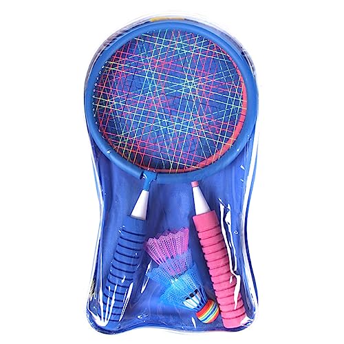 1 par de raquetas de bádminton para niños, juego de bádminton para niños, aleación de nailon, raqueta ligera para niños principiantes