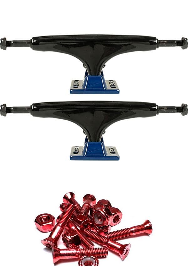 Tensor Trucks Alloy Black/Navy Skateboard Trucks - 5.0