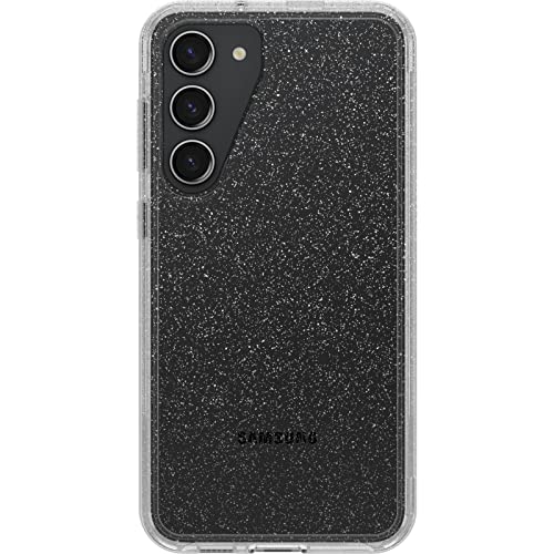 Funda OtterBox Symmetry Clear de Galaxy S23+ evita roturas por caídas diseño estrellas