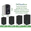 The Original Light Outdoor Speaker Covers for C-Bracket Mounted Speakers Premium 210T Polyester with Silver UV Protective Coating Water-Resistant, All-Weather Protection Small Size (Set of 2)