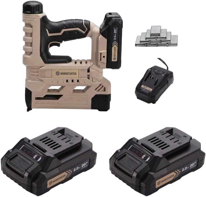 Cordless Brad Nailer, 3-pieces battery, 1