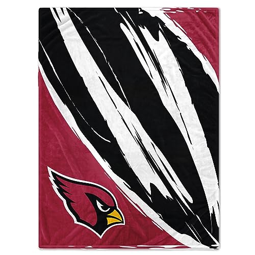 Pegasus Home Fashions Arizona Cardinals 60'' x 80'' Retro Jazz Coral Fleece Blanket