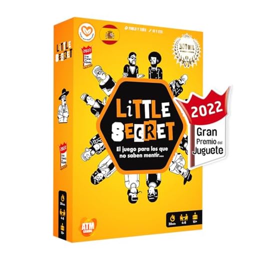 Little Secret - Juegos de Mesa - Gran Premio del Juego 2022 - Juegos de Palabras, Misterio y Diversión - Juego con Amigos y Familia - Adultos y niños - Regalo Original para Hombres y Mujeres