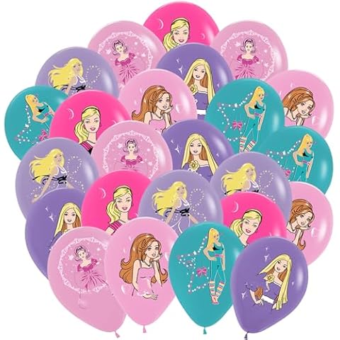 Ballons Barbi et Princesses 24PCS Cover