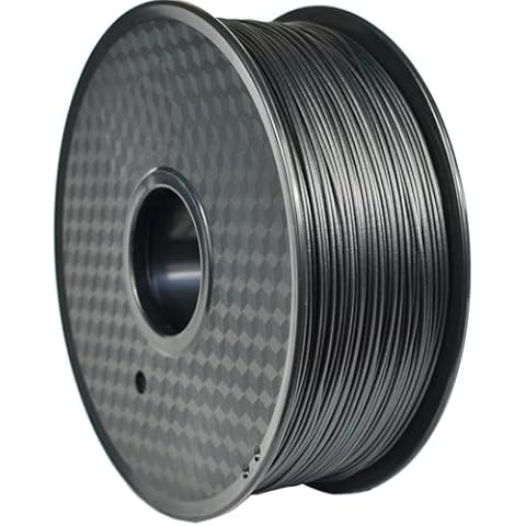 PRILINE High Speed Printing Carbon Fiber Polycarbonate 1KG 1.75 3D Printer Filament, 1kg 1.75 mm(Compatible with Bambu AMS), Black Cover