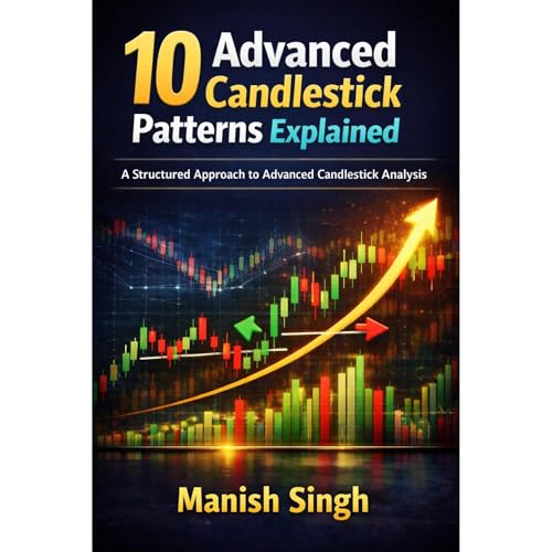 10 Advanced Candlestick Patterns Explained Audiolibro Por MANISH SINGH arte de portada