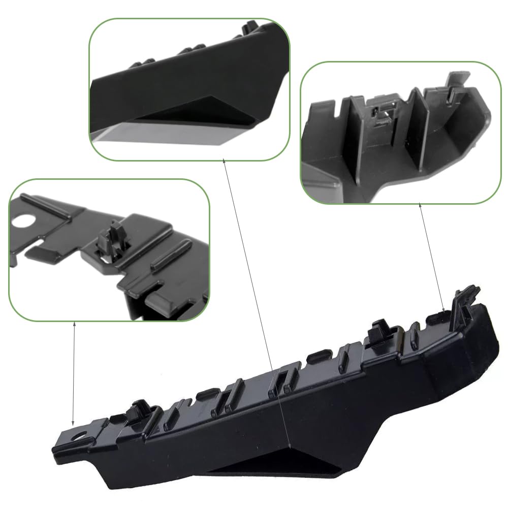 Riloer 1 paire de supports de pare-chocs gauche et droite, supports de pare-chocs avant compatibles avec Volkswagen Transporter T6 2016-2021