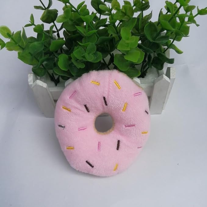 Juguete Mordedor Sonoro para Perros y Gatos, Forma de Donut, 3 Piezas miniatura 6